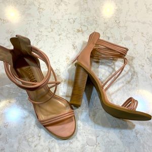 Miss Lola baby pink heels.